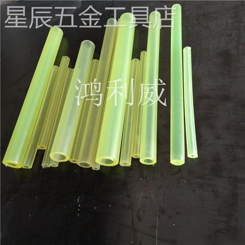 优力胶空心棒减震缓冲聚氨酯空心棒管牛筋pu管弹簧胶橡胶棒保护套