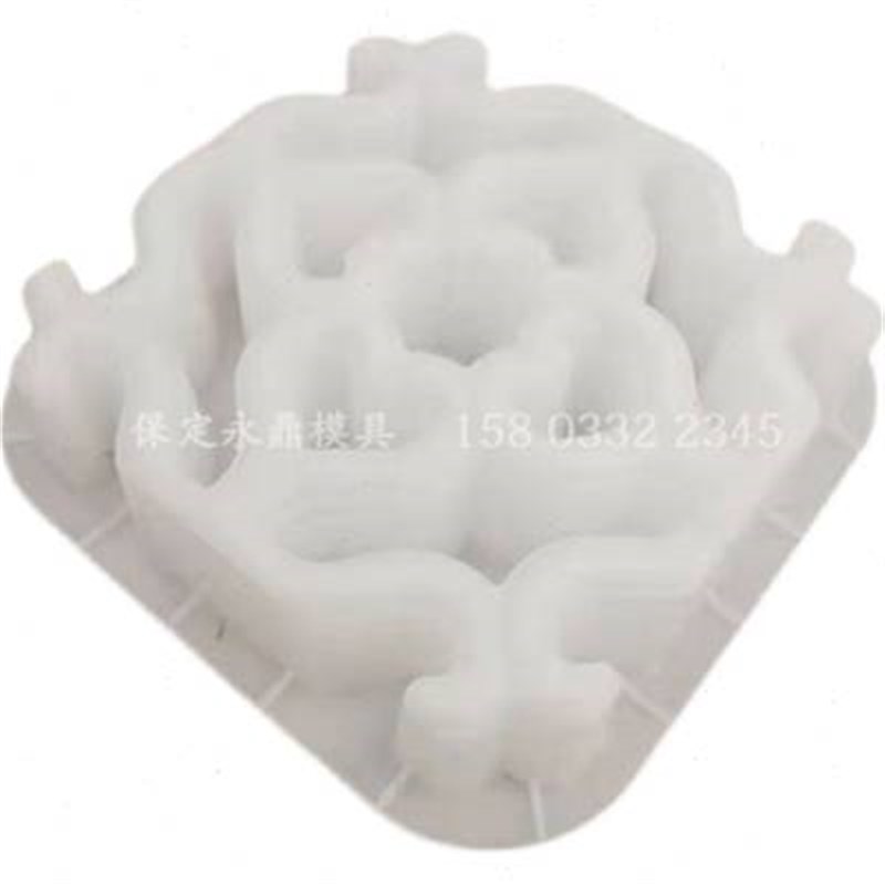 新款水泥中式围墙花窗塑料模具预制仿古花格窗模型墙头空心砖窗花