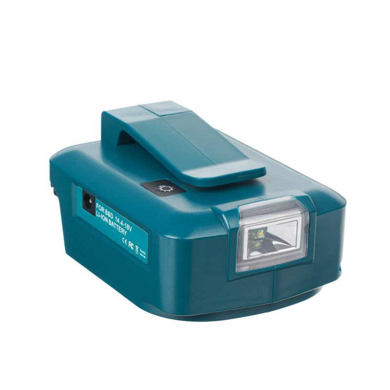 Makit 14.4V-18V锂电池USB适配器BL1815/1860电池转换器ADP05