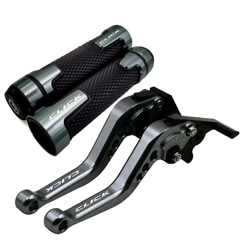 踏板车cnc短柄刹车离合牛角拉杆手把套适用于CLICK150/CLICK125