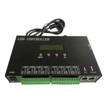 H807SA可连机可脱机编程全彩幻彩灯带LED控制器支持Artnet协议