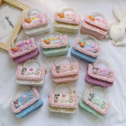 斜包包儿童挎包可爱新款时尚小女孩公主包手提女童宝宝2021卡通潮