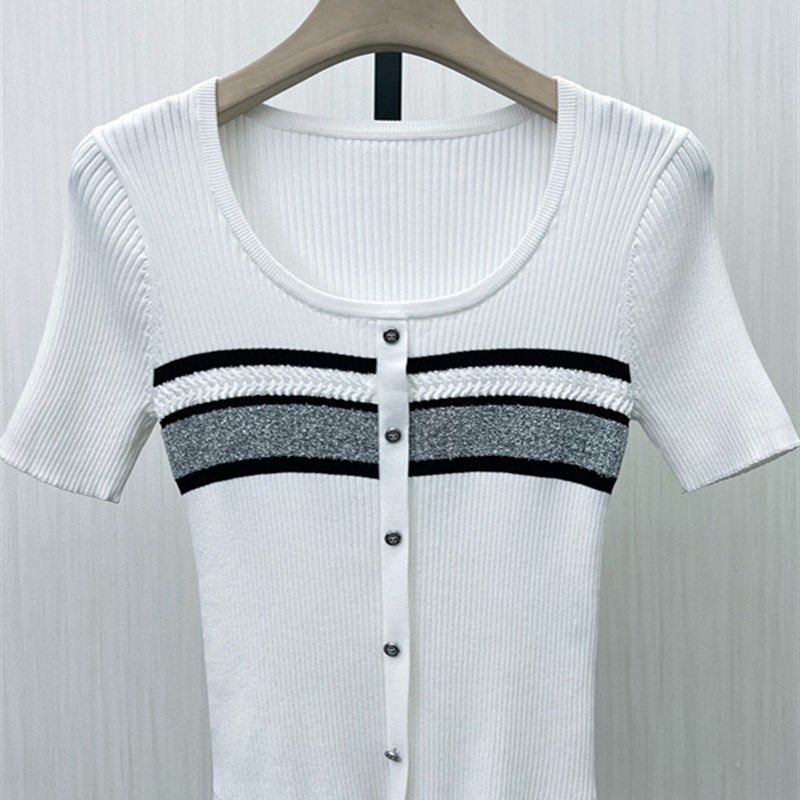 亮月2025新款夏季女式短袖针织衫显瘦底t恤上衣8433,女装/女士精品,毛针织衫,淘宝优惠券,粉丝福利购,淘宝优惠卷