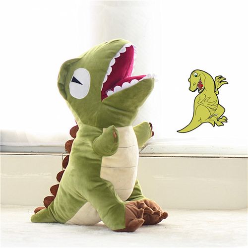 萌暖手抱枕恐龙毛绒玩具公仔冬季保暖插手手捂午睡枕手偶男生礼物