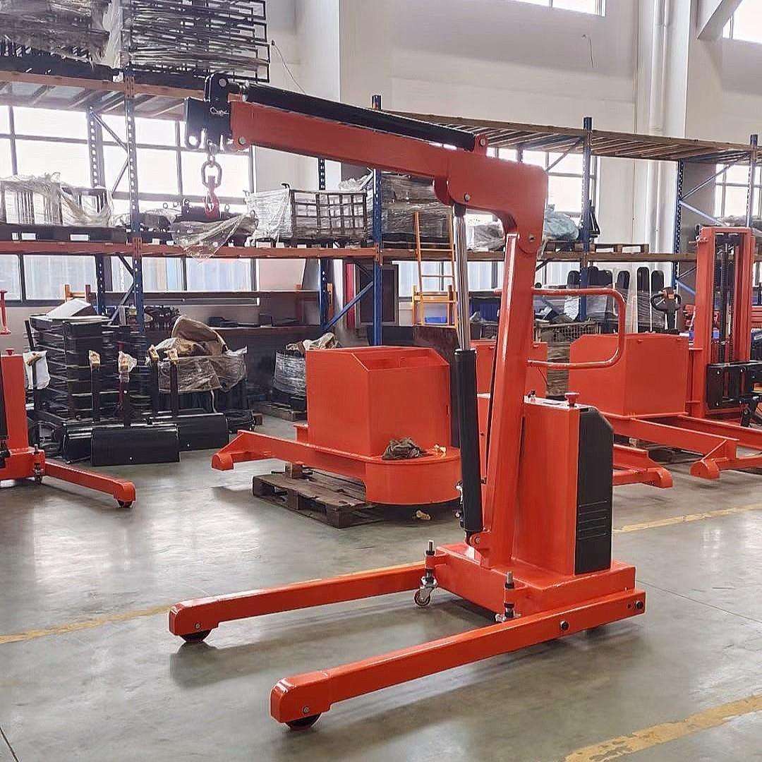普尔夫单臂半自动吊车小型旋转可折叠吊机电动起重机模具小吊非标