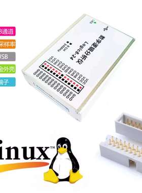 usb逻辑分析仪 采样24/100M 8/16通道 pulseView兼容Saleae Logic