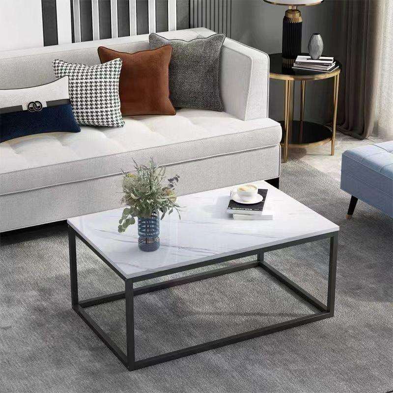 茶几小户型简约家用简易桌子长方形现代铁艺阳台轻奢客厅茶桌