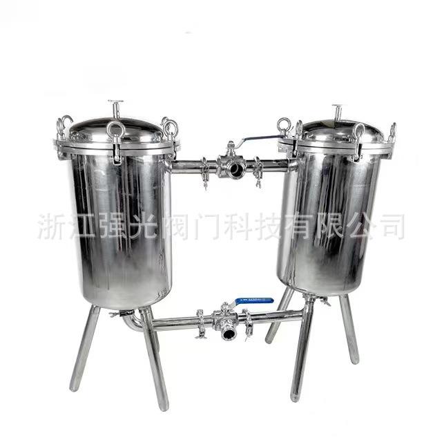 卫生级双联过滤器，果蔬汁、豆奶、豆浆、核桃露、果奶过滤器