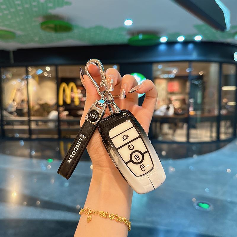 适用林肯Z冒险家钥匙套航海家飞行家大陆车mkz领航员mkc扣渐变壳