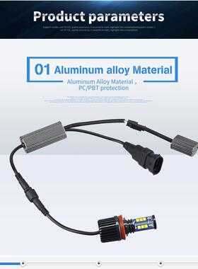 LED天使眼E92 H8 120W适用BMW E82/E87/E60/E61/E93/