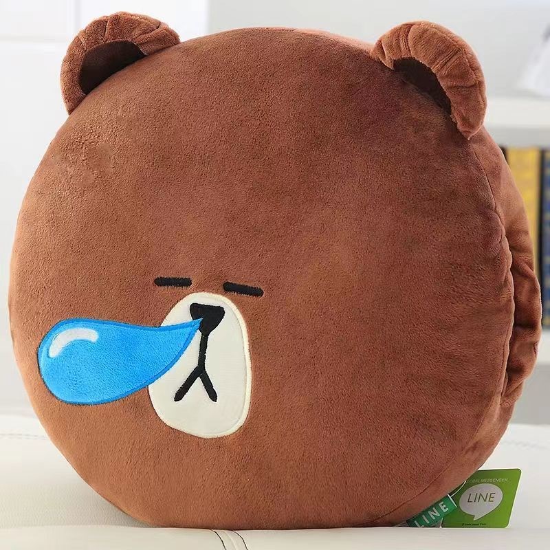 可爱吐司面包暖手抱枕插手毛绒靠枕捂手玩偶娃娃学生午睡枕宿舍女