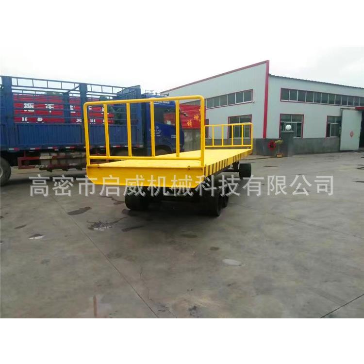 0吨前后围栏平板拖车重型牵引拖车厂家物流拖车厂家供应
