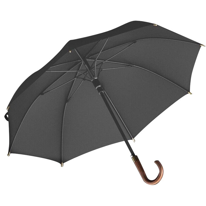 xyt双层伞面抗强风抗暴雨木头柄高尔夫伞双人雨伞长柄.超大自动商