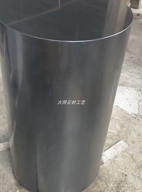 圆柱形大理石底座高端摆件家居饰品F奢华装饰酒店样板房展示雕塑