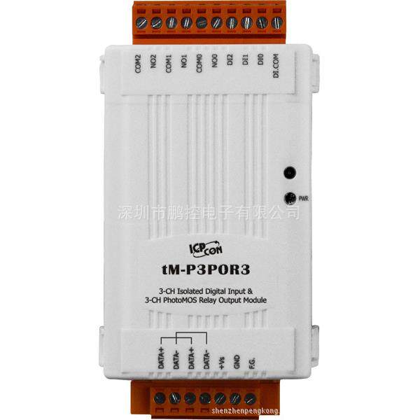 tM-P3POR3 3通道隔离数字量输入和3通道PhotoMOS继电器输出模块