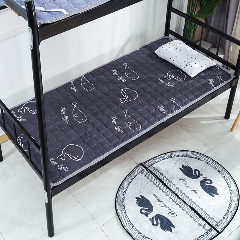 榻榻米床垫学生h宿舍单人薄款法兰绒床褥上下铺家用可折叠水洗防