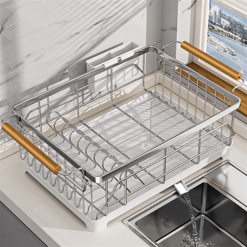 304不锈钢碗碟收纳架厨房碗x架置物架沥水篮放碗筷碗盘收纳沥水架