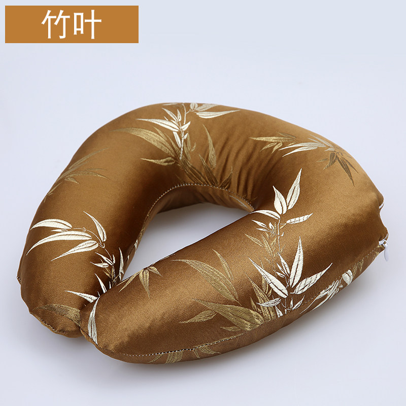 u型枕午睡枕蚕沙荞麦枕头颈椎护颈枕靠枕脖子汽车飞机旅.行U形枕