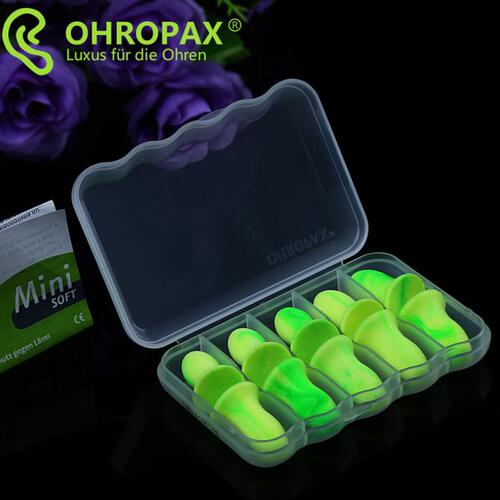 德国进口OHROPAX MiniSoft隔音耳塞防噪音男女士睡觉睡眠用呼噜声