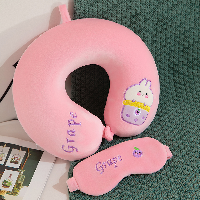 u型枕护颈午睡颈椎记忆棉枕脖枕U形枕头睡L觉头枕靠枕脖子飞机睡