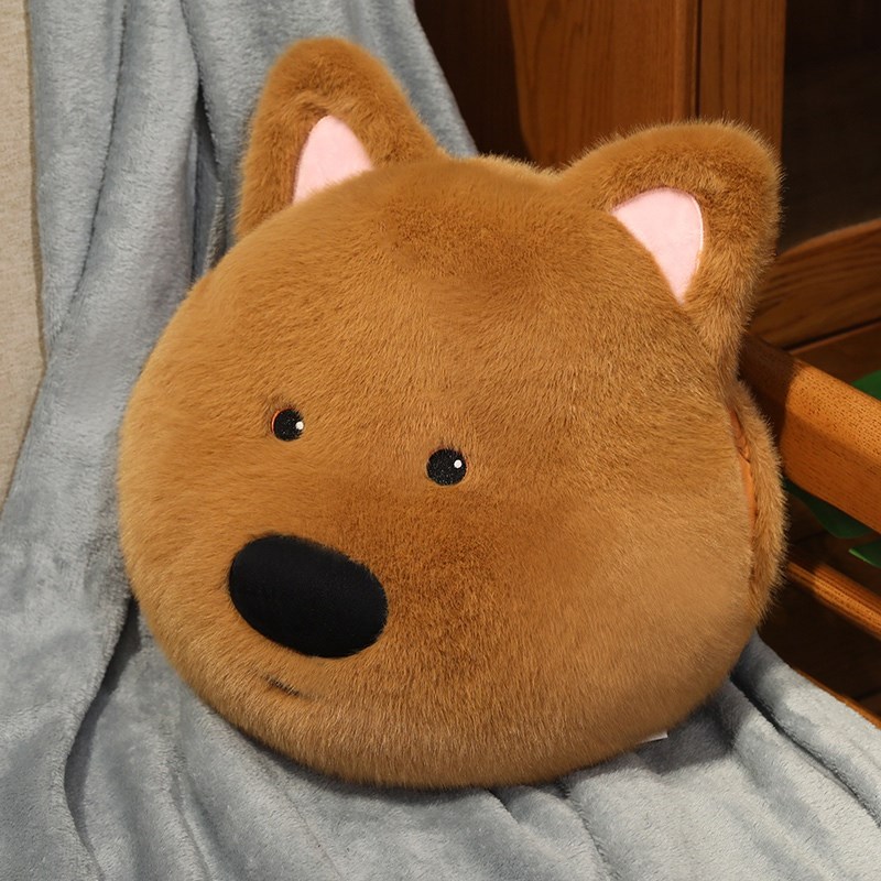 可爱卡通西高地小狗暖手抱u枕毯二合一午睡空调毯车载靠垫毛毯子