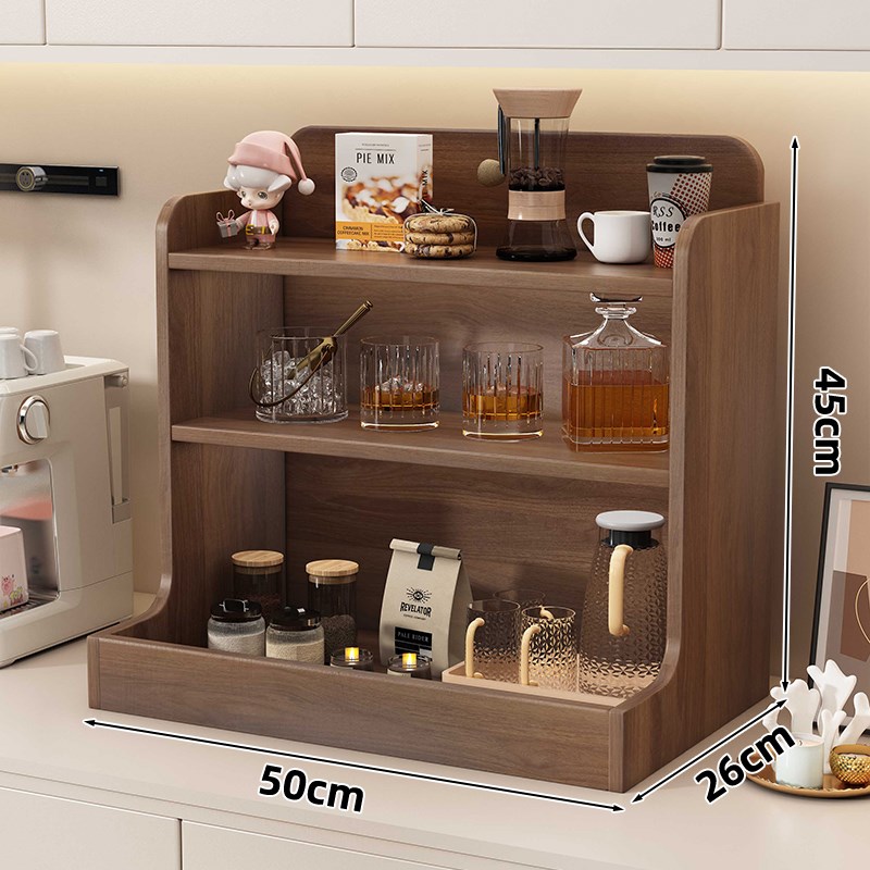 客厅杯架咖啡店桌面茶杯茶具收纳层架子咖啡杯T置物架餐桌台面柜