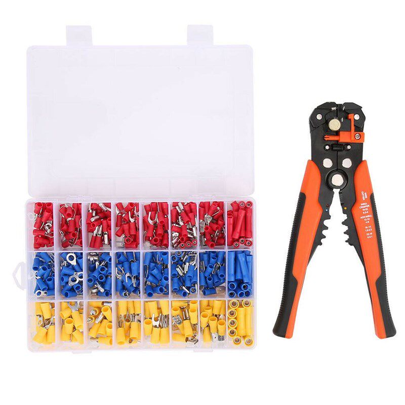 400+剥线钳橘色组合盒装TeIrminal 冷压端子