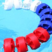 道线比赛水浪风车隔游泳池道六棱形 消波线15CM 放形线分标准泳线