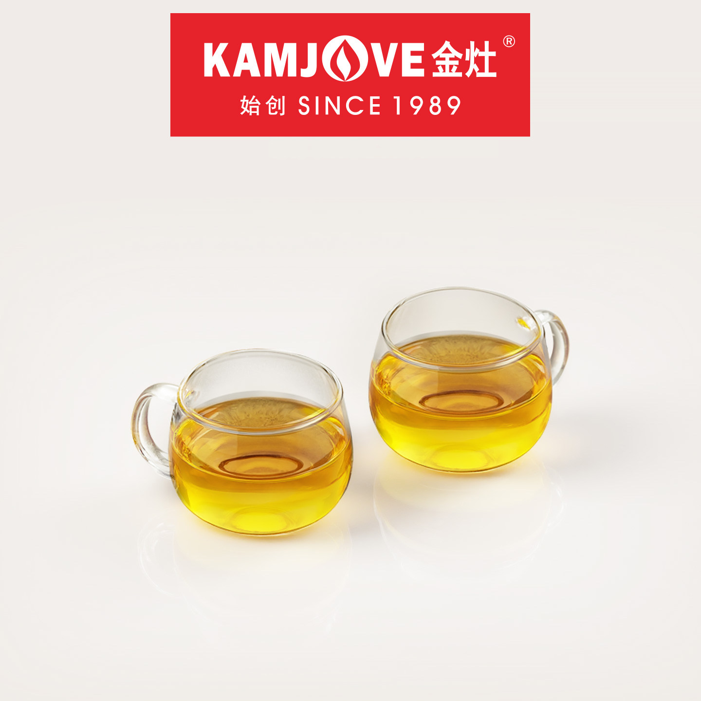 金灶耐热玻璃茶杯透明泡茶品茗杯