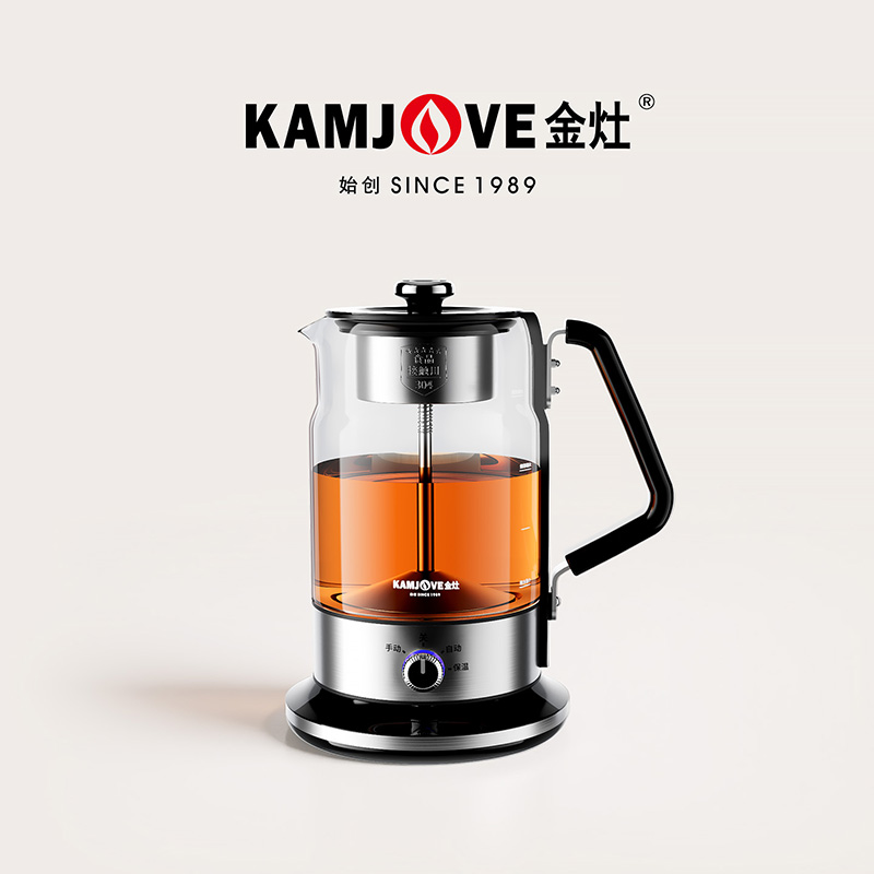 金灶蒸汽喷淋式家用煮茶壶花茶壶