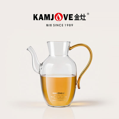 金灶仿宋执壶耐热玻璃泡茶壶家用