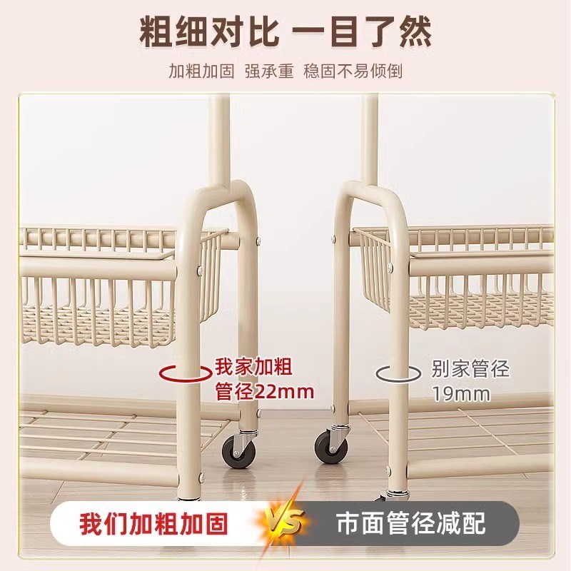 卧室挂衣架衣帽架家用卧室移动挂衣架落地落地凉衣架衣架可衣帽架