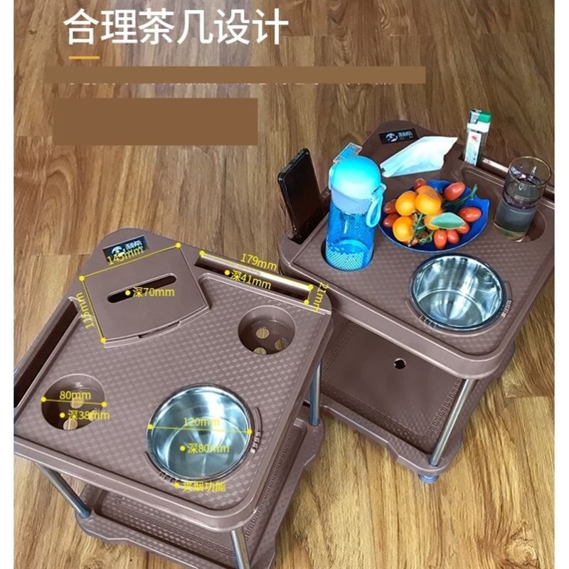牌室茶水架精致小茶几麻将房茶水架阳台精致小茶几麻将桌茶几加厚