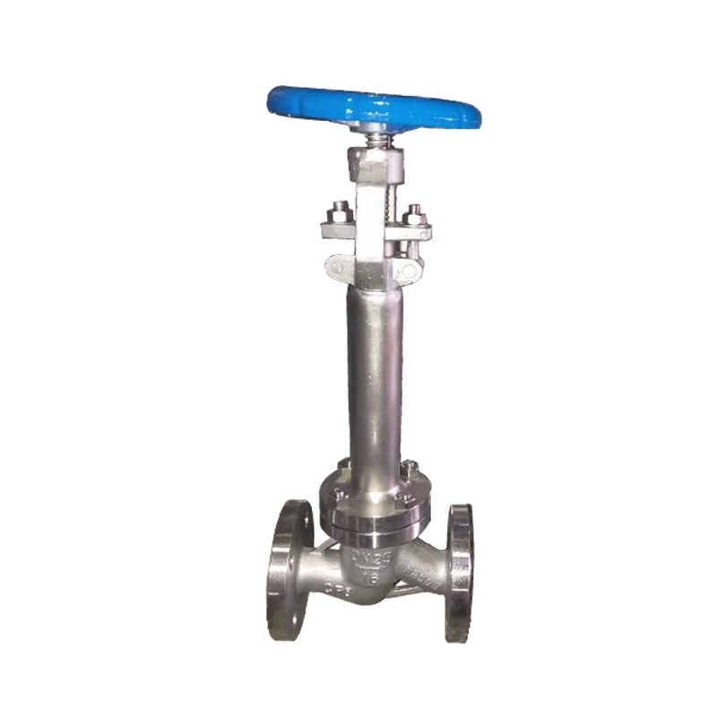 不锈钢低温截止阀DJ41Wn-16P 304 316L法兰抗耐低温长轴DN100DN50