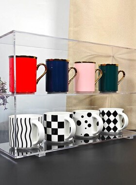 亚力克JBO透明博古架桌面具茶壶收C纳人架紫砂茶壶主杯展示架现货