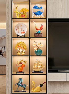 现代高档酒柜装饰品摆件玄关餐边客厅电视柜家居饰品新房乔迁礼品