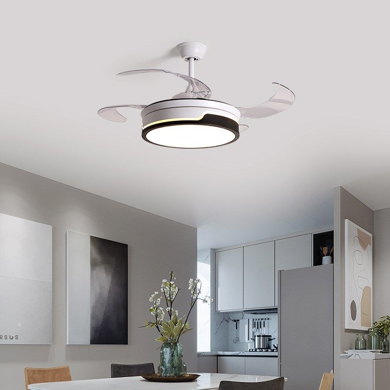 风扇灯隐形餐厅客厅卧室吊扇灯大风力2023新款变频风扇带吊灯一体,家装灯饰光源,风扇灯,淘宝优惠券,粉丝福利购,淘宝优惠卷
