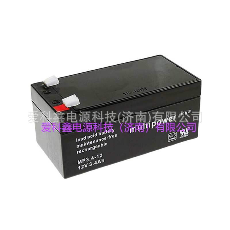 multipower蓄电池 MP2-12SL 12V2AH 铅酸免维护电池