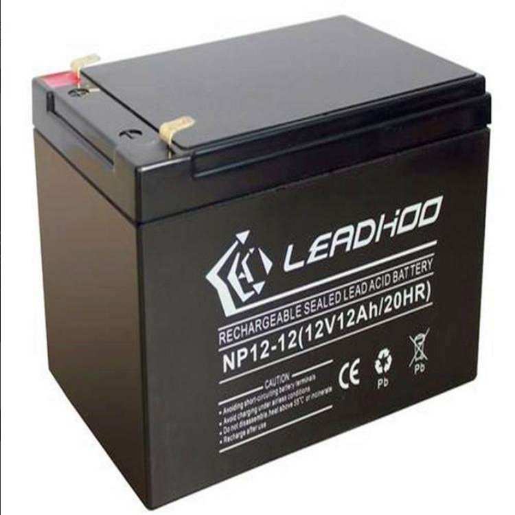 LEADHOO利虎蓄电池NP12-12 12V12AH发电机电柜UPS/EPS机房应急