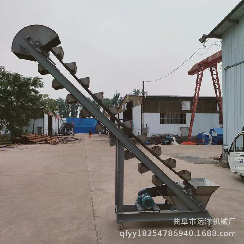 砂石水泥垂直上料机 NE20斗式提升机上料机颗粒高温垂直上料机