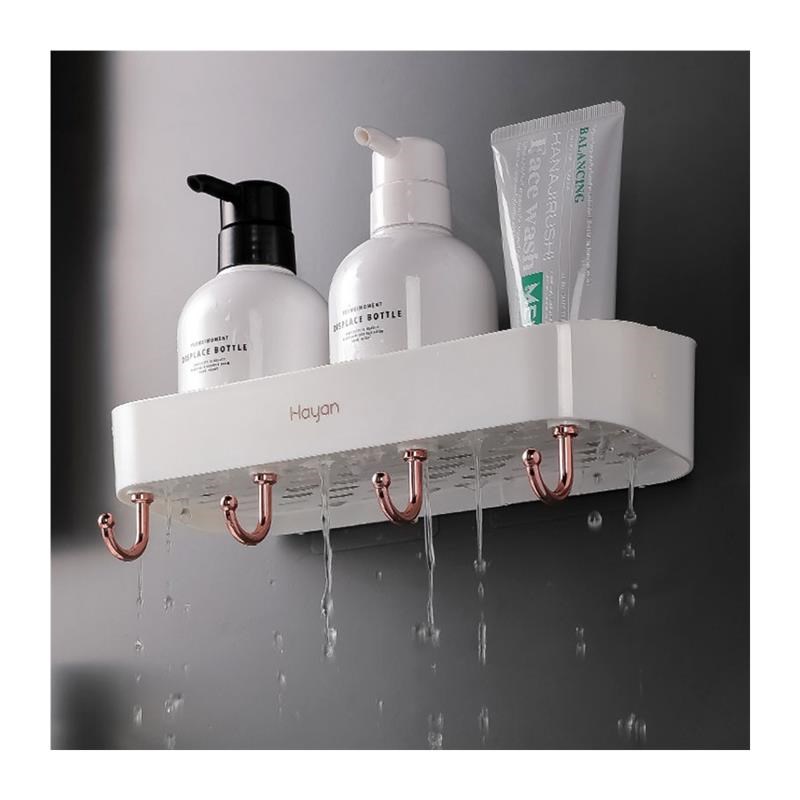 Bathroom Organizer Shelf Wall Mounted Triangular Corner Shel