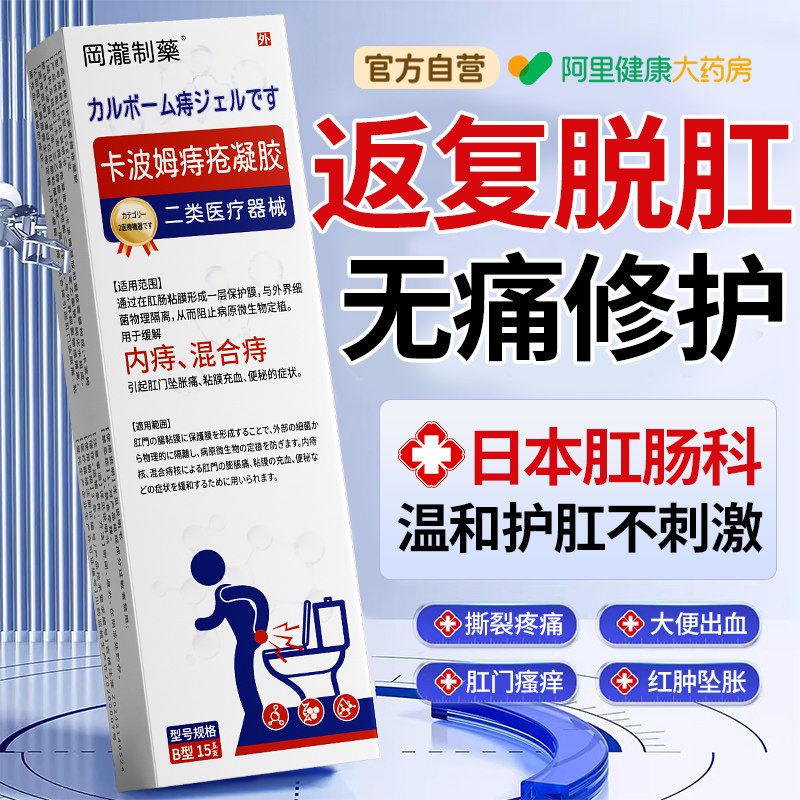 脱肛专用回缩膏外翻直肠脱垂便血痔疮凝胶卡波姆消肉球内外复位器