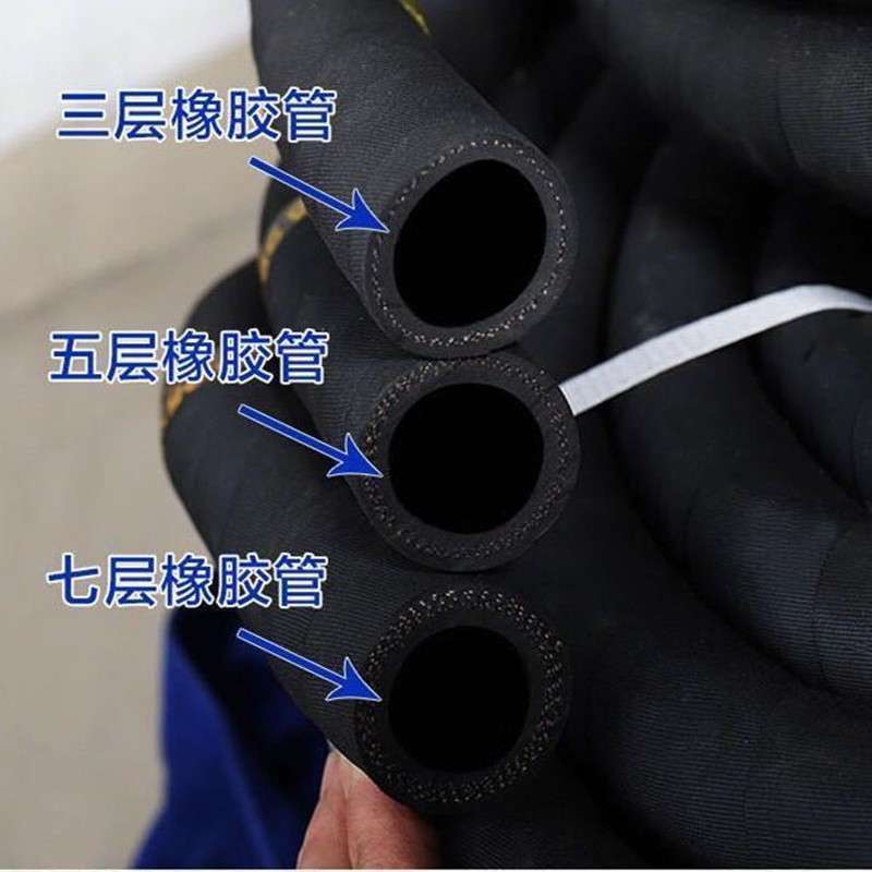 黑色毛面夹布橡胶管1寸2寸软管耐热耐油管喷沙管高压防爆输水管