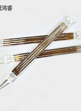 720W 200MM红外线双管半镀金 230V塑胶固化 18MM管径 IR加热灯管