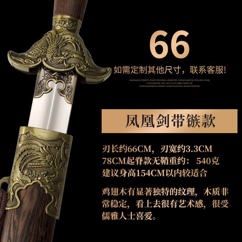 当天发货 太极剑不锈钢女士晨练健身剑软剑表演剑武术剑男士未开