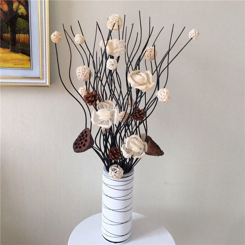创意桌面茶几电视柜空调冰箱干枝枯枝树枝插花装饰摆件家居装饰品,家居饰品,仿真花/假花,淘宝优惠券,粉丝福利购,淘宝优惠卷