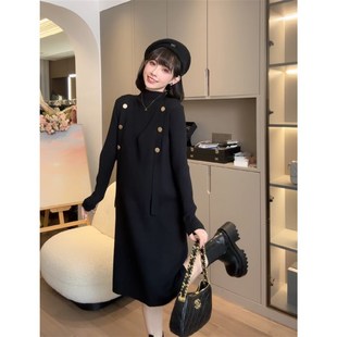 【悉尼剧院】娜娜的孕期穿搭孕妇装春秋内搭针织上衣背带裙子套装