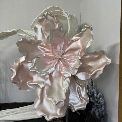 婚庆道具纸艺花eva珠光金婚礼堂背景装饰布置大型纸艺花防水户外