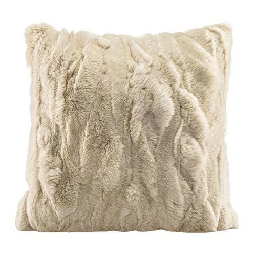 手感靠枕飘窗毛抱猫轻奢风枕灰色客厅獭兔卧室沙发撸绿色现代粉色