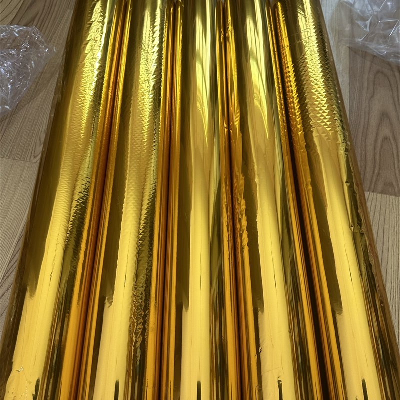 101金色电化铝 烫金纸过塑6N4x240米 包邮